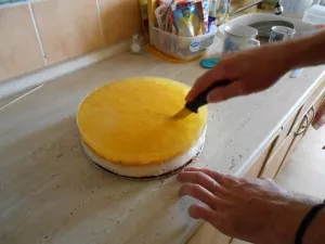 mandarinkový dortík